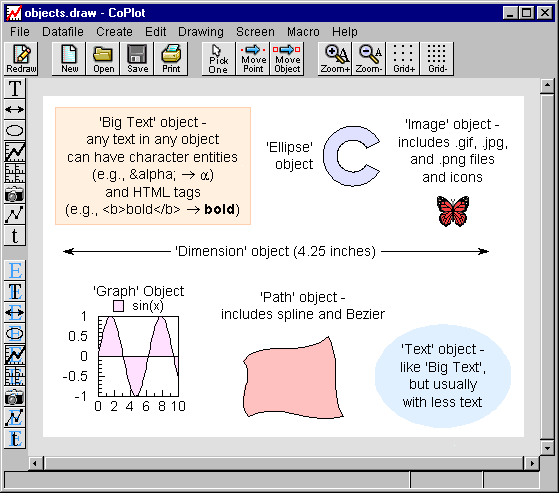 Pictures Charts Or Drawing Objects