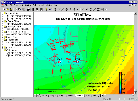 groundwater flow model screen 1