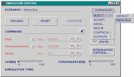 Selecting a Scenario